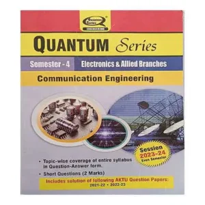 Quantum Series Communication Engineering 2024 BEC 401 AKTU B.Tech Semester 4 Session 2024