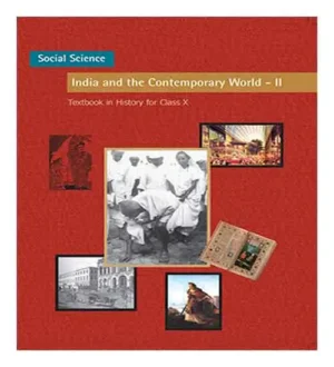 NCERT Class 10 Social Science India And The Contemporary World 2 Textbook In History