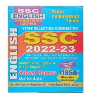 Youth SSC English 2022-23 Solved Papers 11650+ Question For CGL CHSL CPO SI MTS GD In Bilingual