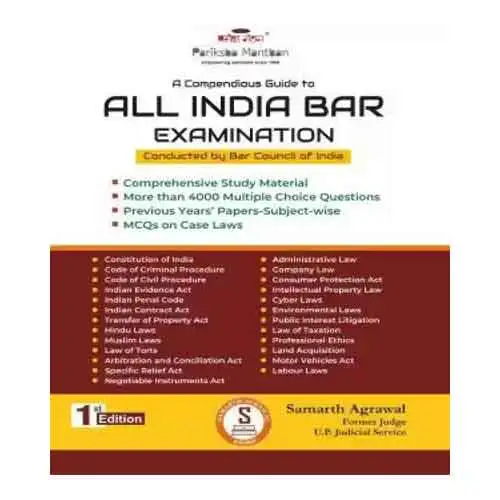 Pariksha Manthan A Compendious Guide to All India Bar Examination AIBE Guide By Samarth Agrawal In English