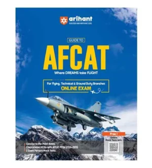 Arihant AFCAT 2025 Online Exam Guide Book English Medium for Flying Technical and Ground Duty Branches
