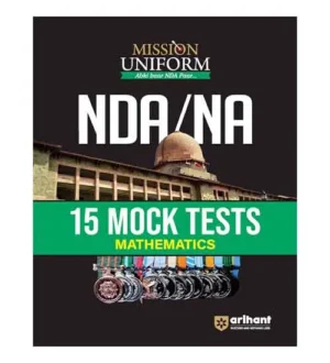 Arihant NDA NA 2024-2025 Exam Mathematics 15 Mock Tests Mission Uniform Book English Medium
