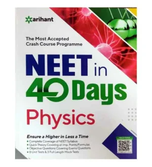 Arihant Physics NEET in 40 Days Complete Book Crash Course Programme English Medium