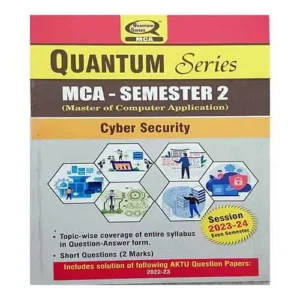 Quantum Series Cyber Security 2024 KCA A01 AKTU MCA Semester 2 Session 2023-2024