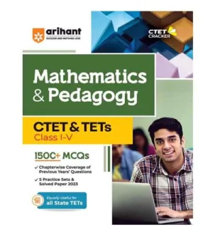 Arihant CTET and TETs Primary Level Mathematics and Pedagogy 1500+ MCQs Book English Medium