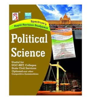 Spectrum Books Political Science Study Guide Book English Medium for UGC NET Colleges State Civil Services Optional and Other Competitive Exams