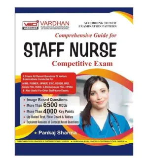 Vardhans Staff Nurse Competitive Exam Guide By Pankaj Sharma New Exam Pattern Book English Medium