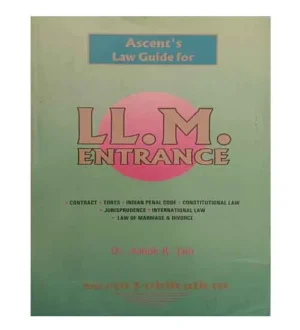 Ascent LLM Entrance Exam Law Guide By Dr Ashok K Jain Complete Book English Medium