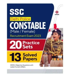 Arihant SSC Delhi Police Constable Recruitment Exam 20 Practice Sets 13 Solved Papers Book English Medium