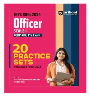 Arihant IBPS RRBs 2024 Officer Scale CRP-XIII Pra Exam 20 Practice Sets Book In English