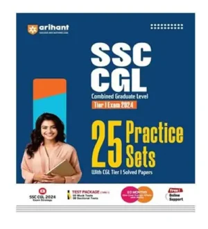 Arihant SSC CGL Combined Graduate Level Tier-1 Exam 2024 25 Practice Sets Book In English