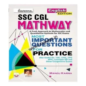 Kiran SSC CGL MATHWAY Most Important Question For Practice In English Medium By Manoj Karn