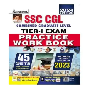 Kiran SSC CGL 2024-2025 Tier 1 Exam Practice Work Book 45 Sets With Solved Paper 2023 English Medium