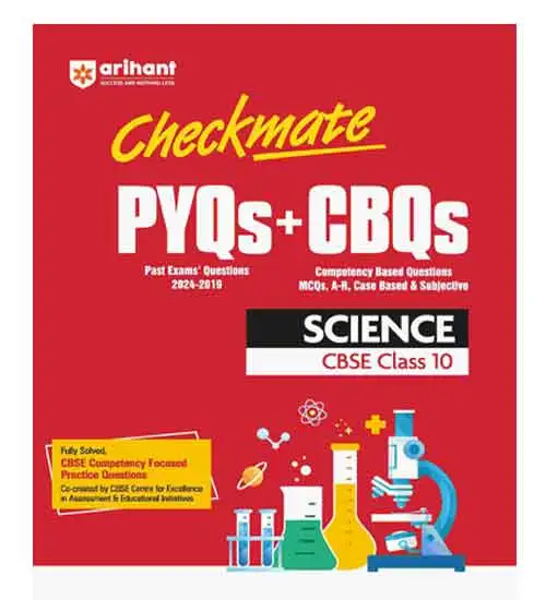 Arihant Checkmate PYQs CBQs Science Standard CBSE Class 10th Book