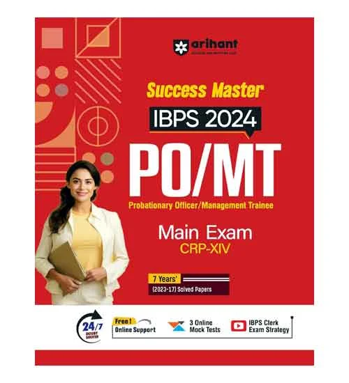 Arihant IBPS 2024 PO MT Main Exam CRP-XIV Study Guide Success Master With 7 Years Solved Papers 2023-2017 Book English Medium