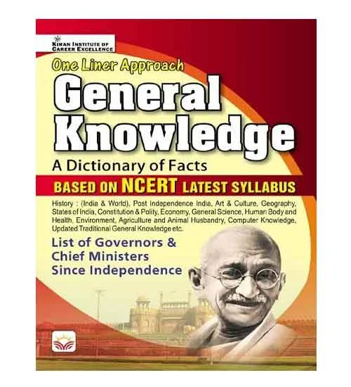 Kiran General Knowledge One Liner Approach A Dictionary of Facts Based on NCERT Latest Syllabus Book English Medium