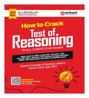 Arihant How To Crack Test Of Reasoning In All Competive Exams 2024 English Medium On Latest Edition 2024