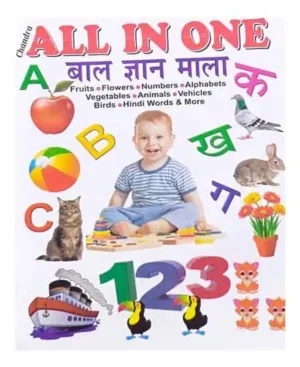 All In One Bal Gyan Mala Fruits Vegetables Flowers Numbers Alphabets Hindi Words Animals Birds And More By Chandra