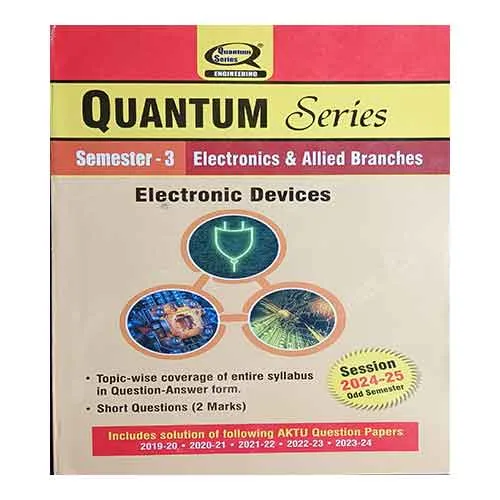 Quantum Series Electronics Devices 2025 BEC 301 AKTU B.Tech Semester 3 Session 2024-25