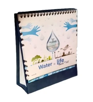 Water is Life Calendar 2025 New Year Table Office Home Decor Calendar Take the Pledge Save Water Before its Too Late