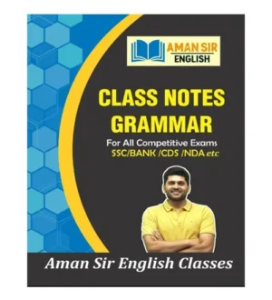 Aman Sir English Classes Class Notes Grammar for SSC Bank CDS NDA and All Other Competitive Exams