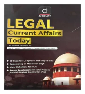 Drishti IAS Legal Current Affairs Today English February 2025 Special Issues