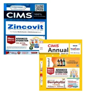 CIMS India January-April 2025 and CIMS Annual 2024-2025 Combo Set of 2 Books English Medium