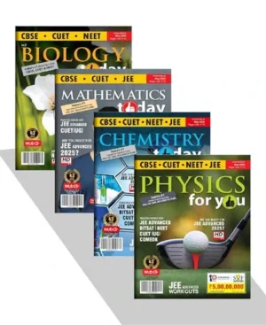 MTG Monthly Magazines Of May 2025 Physics For You Chemistry Today Mathematics Today And Biology Today For JEE And NEET Exam 2025 Combo Of Four Magazines