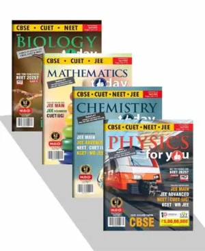 MTG Monthly Magazines Of April 2025 Physics For You Chemistry Today Mathematics Today And Biology Today For JEE And NEET Exam 2025 Combo of Four Magazines