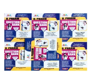 Sarthak D Pharm 2025 Second 2nd Year Question Bank Series Bilingual Combo Set of 7 Books