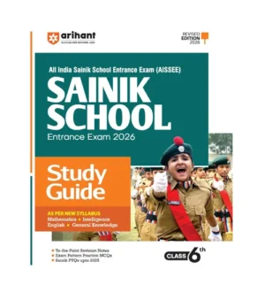 Arihant All India Sainik School 2026 Entrance Exam Class 6 Study Guide Book English Medium